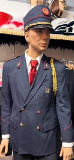 Fanfare. , korpsjassen , blauw, vele maten opvoorraad, Carnaval, Overige maten, Ophalen of Verzenden, Zo goed als nieuw