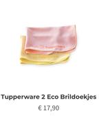 Tupperware brillendoek per 2 stuks, Huis en Inrichting, Ophalen of Verzenden, Nieuw, Overige typen