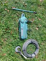 Tirfor 3,2 ton incl staalkabel en trekboom, Doe-het-zelf en Verbouw, Ophalen, Gebruikt, Handmatig