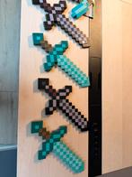 Minecraft zwaard en pickaxe, Ophalen of Verzenden, Zo goed als nieuw