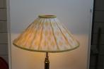 Vintage brocante grote mooie tafellamp met 2 lichtpunten., Ophalen of Verzenden