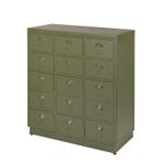 IJzer Vintage Ladekast Industriële Stalen Retro Refurbished, Huis en Inrichting, Kasten | Ladekasten, Info@dehanzeherten.nl, De Hanze Herten BV