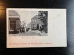 reclame de Jong's cacao Wormerveer Goor hotel de Zwaan, Ongelopen, Overijssel, Voor 1920, Verzenden
