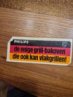 2292 Vintage Philips Reclame Sticker  - Grill-bakoven, Ophalen of Verzenden, Gebruikt
