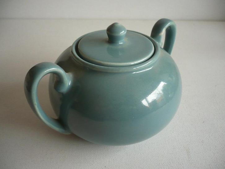 Zeldzaam suikerpotje, Het Klaverblad Leiden, koffie thee., Antiek en Kunst, Antiek | Servies los, Ophalen of Verzenden