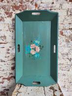 Franse brocante mangelbak, dienblad/ allegonda, Huis en Inrichting, Woonaccessoires | Dienbladen, Ophalen of Verzenden, Zo goed als nieuw