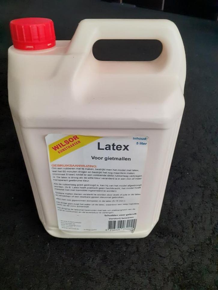 Latex 5 liter voor gietmallen, Hobby en Vrije tijd, Knutselen, Nieuw, Materiaal, Ophalen of Verzenden