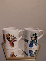 Vintage Disney mokken Mickey & Minnie 1987, Ophalen of Verzenden, Mickey Mouse, Zo goed als nieuw, Servies