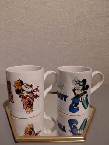 Vintage Disney mokken Mickey & Minnie 1987 beschikbaar voor biedingen