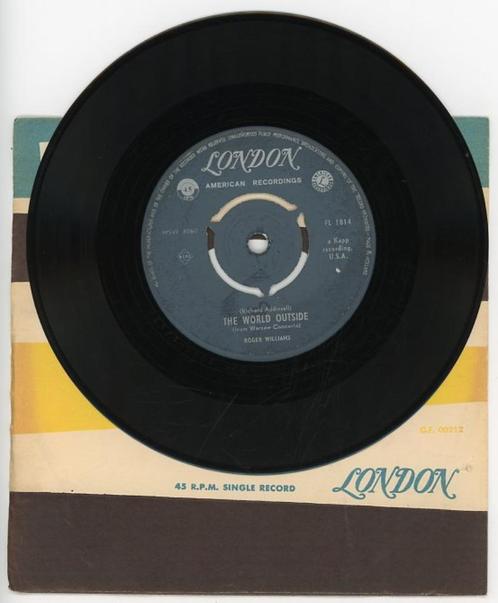 Single van Roger Williams uit 1958- made in holland, Cd's en Dvd's, Vinyl Singles, Gebruikt, Pop, Ophalen of Verzenden