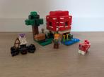 Lego Minecraft The mushroom house 21179, Ophalen of Verzenden, Zo goed als nieuw, Complete set, Lego