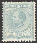 Suriname NVPH nr 10 ongebruikt Koning Willem III 1880, Postzegels en Munten, Postzegels | Suriname, Verzenden, Postfris