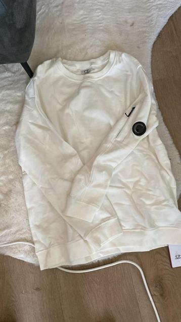 CP Company Sweater Wit - Nieuw - Maat L beschikbaar voor biedingen