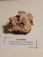 #3 Zeldzame cluster Creediet met Fluoriet UV, Guizhou, China, Verzamelen, Mineralen en Fossielen, Ophalen of Verzenden, Mineraal