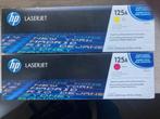 Te Koop : HP 125A ( HP CB542A en HP CB543A) tonercartridges, Ophalen of Verzenden, Nieuw, Toner, HP (ORIGINEEL)