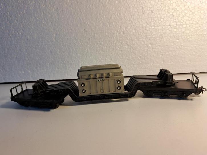 2x Marklin kuilwagon 4617 met transformator., Hobby en Vrije tijd, Modeltreinen | H0, Gebruikt, Wagon, Wisselstroom, Märklin, Ophalen of Verzenden