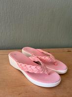 Nieuwe roze sleehak slippers met gevlochten band – maat 38, Slippers, Nieuw, Ophalen of Verzenden, Roze