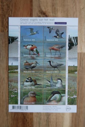 Velletje 3401-3410  Vogels van het wad postfris uit 2016 beschikbaar voor biedingen