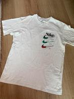 Wit nike t-shirt met groene print maat S, Wit, Nike, Ophalen of Verzenden, Zo goed als nieuw