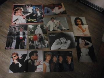10 leuke posters jaren 80. oa madonna, U2 , WHAM  10 euro ex beschikbaar voor biedingen