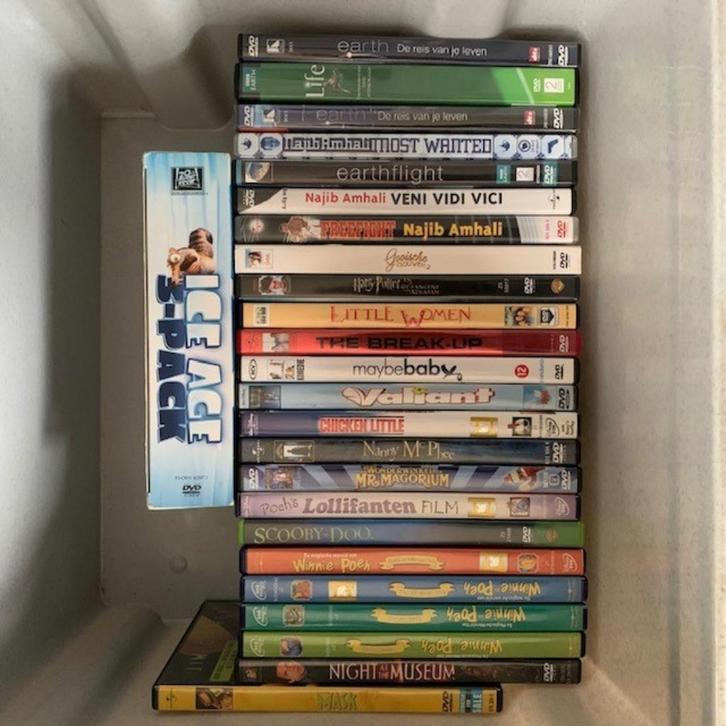 Originele DVD"s:Disney,Najib Amhalie,WinniedePoeh,Earth enz., Cd's en Dvd's, Dvd's | Komedie, Zo goed als nieuw, Alle leeftijden