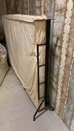 Opklapbed met wasbare hoes 140 breed, Huis en Inrichting, Ophalen, Gebruikt, Zwart, Tweepersoons