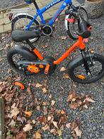 Zo goed als nieuwe oranje kinderfiets, Ophalen of Verzenden, Zo goed als nieuw, Minder dan 16 inch, Zijwieltjes