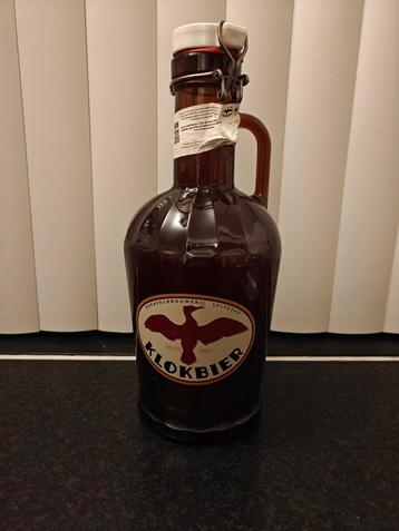 Klokbier uit Lelystad 2 liter fles (ongeopend) beschikbaar voor biedingen
