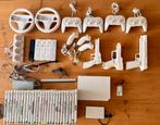 Zeer complete Nintendo Wii set!, Ophalen of Verzenden, Gebruikt, Met 3 controllers of meer, Met stuurtje