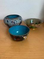 3 chinese cloisonné kommen, Ophalen of Verzenden, Zo goed als nieuw, Rond