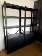 Ikea Bror (stelling)kast zwart, Huis en Inrichting, Ophalen, Gebruikt