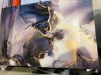 Glasschilderij 80x120cm Abstract marble, Ophalen of Verzenden