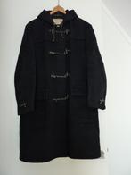 jas zwart coat black Leidse Duffel 100& wol capuchon maat 52, Ophalen, Maat 52/54 (L), Zwart, BIESOT LEIDEN