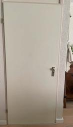 Kastdeur - opdek - roomwit 201,5x85, Doe-het-zelf en Verbouw, Ophalen, Kunststof, 80 tot 100 cm, Binnendeur