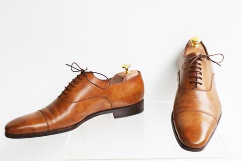 Exceptioneel fraaie Santoni oxfords in maat 9 F = maat 43, Kleding | Heren, Schoenen, Zo goed als nieuw, Veterschoenen, Overige kleuren