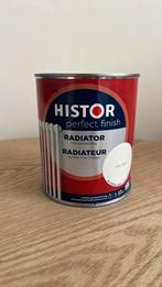 Histor radiator verf ral 9010 zijdeglans ONGEOPEND, Wit, Nieuw, Ophalen of Verzenden, Verf