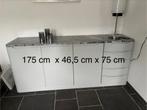 Moderne Dressoir met marmeren blad, Ophalen, Overige materialen, 150 tot 200 cm, Zo goed als nieuw