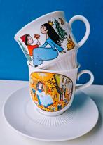 Kopjes (1 schotel)/met Sneeuwwitje en de 7 dwergen, Gebruikt, Ophalen of Verzenden, Overige stijlen, Kop(pen) en/of Schotel(s)