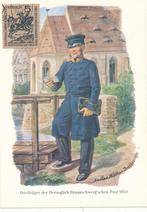 72 Brieftrager der Herzoglich Braunschweig \dvhrn Post, Ophalen of Verzenden, Buitenland, Kaart, Foto of Prent