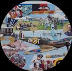 Battle of Britain geplastificeerde poster/Placemat Spitfire, Verzamelen, Foto of Poster, Luchtmacht, Ophalen of Verzenden, Engeland