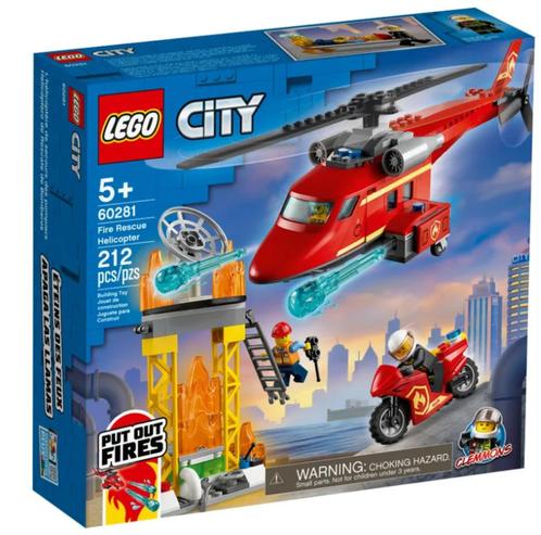 Lego City Reddingshelikopter (60281) NIEUW, Kinderen en Baby's, Speelgoed | Duplo en Lego, Nieuw, Lego, Complete set, Ophalen of Verzenden