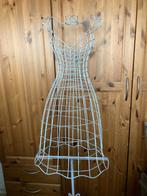 Brocante look metalen paspop - mannequin met standaard, Ophalen