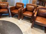 Eetkamerfauteuils schapenleer. Lounge Atelier. Nieuwstaat., Huis en Inrichting, Fauteuils, Ophalen, ., ., Zo goed als nieuw