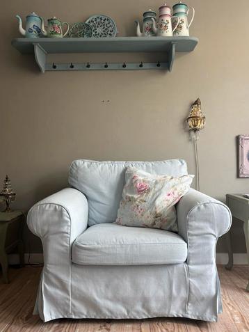 Comfortabele fauteuil Ektorp - lichtblauw beschikbaar voor biedingen