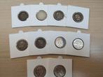 Bijzonder Fraaie Serie Halve Guldens 1848-1868 Willem II-III, ½ gulden, Zilver, Koning Willem II, Verzenden