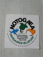 sticker NOTOGAEA tentoonstelling het 5e werelddeel BLIJDORP, Verzamelen, Ophalen of Verzenden, Zo goed als nieuw, Overige typen