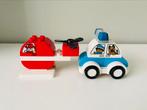 Duplo | Politieauto en brandweerhelicopter 10957 - SET 2, Ophalen of Verzenden, Zo goed als nieuw, Duplo