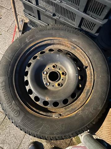 4x VW Velgen 5x 112,5 met Winterbanden beschikbaar voor biedingen