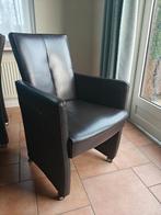 Eetkamerstoelen, Ophalen, Gebruikt, Wit, Leer