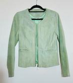 HEMA echter leren jas maat M - mintgroen, Maat 38/40 (M), Ophalen of Verzenden, Gedragen, Hema
